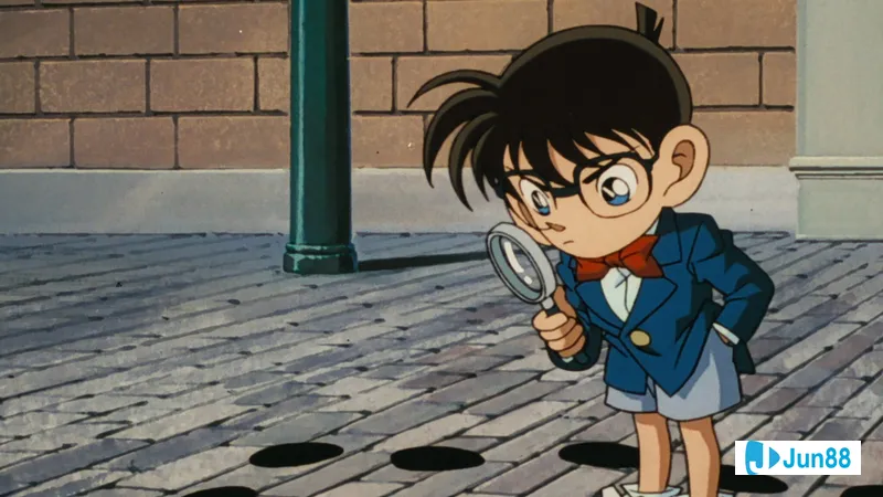 Conan trên bờ biển cùng với ánh nắng