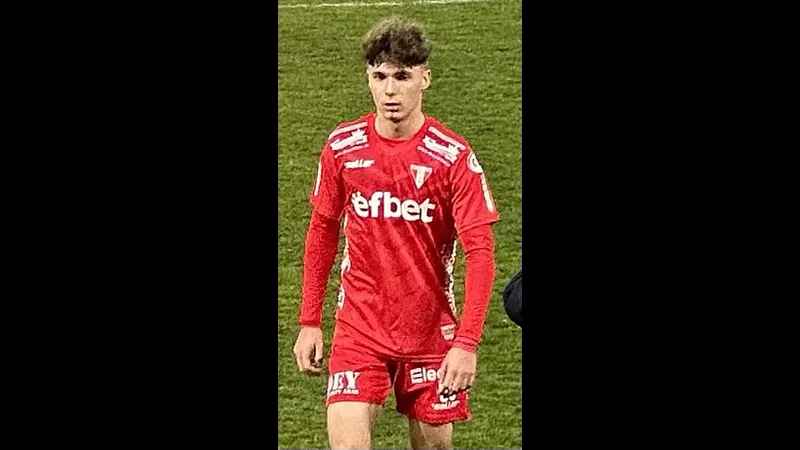 Cầu thủ UTA Arad và Rapid Bucuresti tranh chấp quả bóng trên sân Cầu thủ UTA Arad và Rapid Bucuresti tranh chấp quả bóng trên sân